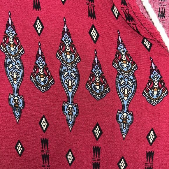 Halife Dress Large Floral Bright‎ Tassel Gypsy Bohemian Lightweight - Picture 3 of 8